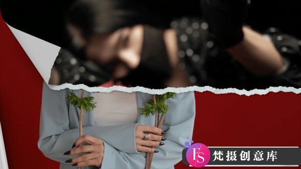 创意PR撕纸过渡转场模板：提升视频效果的完美解决方案 - 梵摄创意库-梵摄创意库