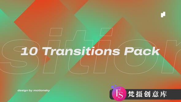 10 个充满活力的PR转场模板 10 Energetic Transitions - 梵摄创意库-梵摄创意库