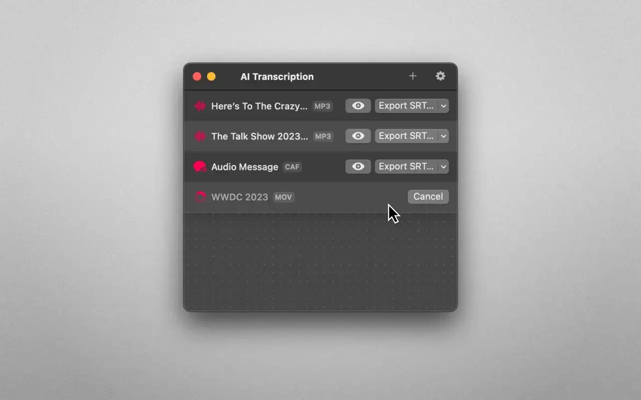 AI Transcription For Mac v2.5 专业的AI人工智能转录软件-图片2