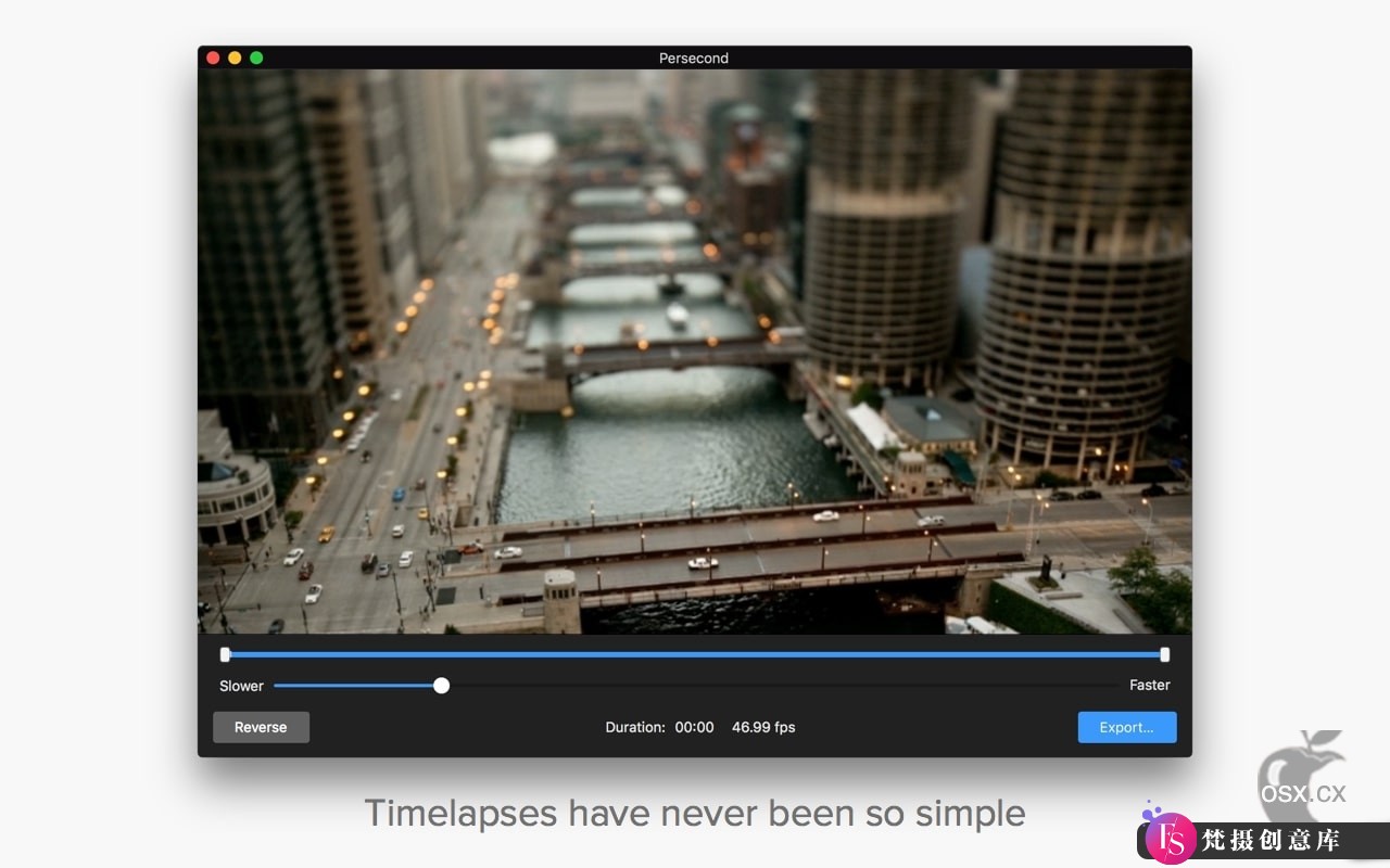 Persecond For Mac v1.7.1 专业的延时摄影视频制作软件-图片1