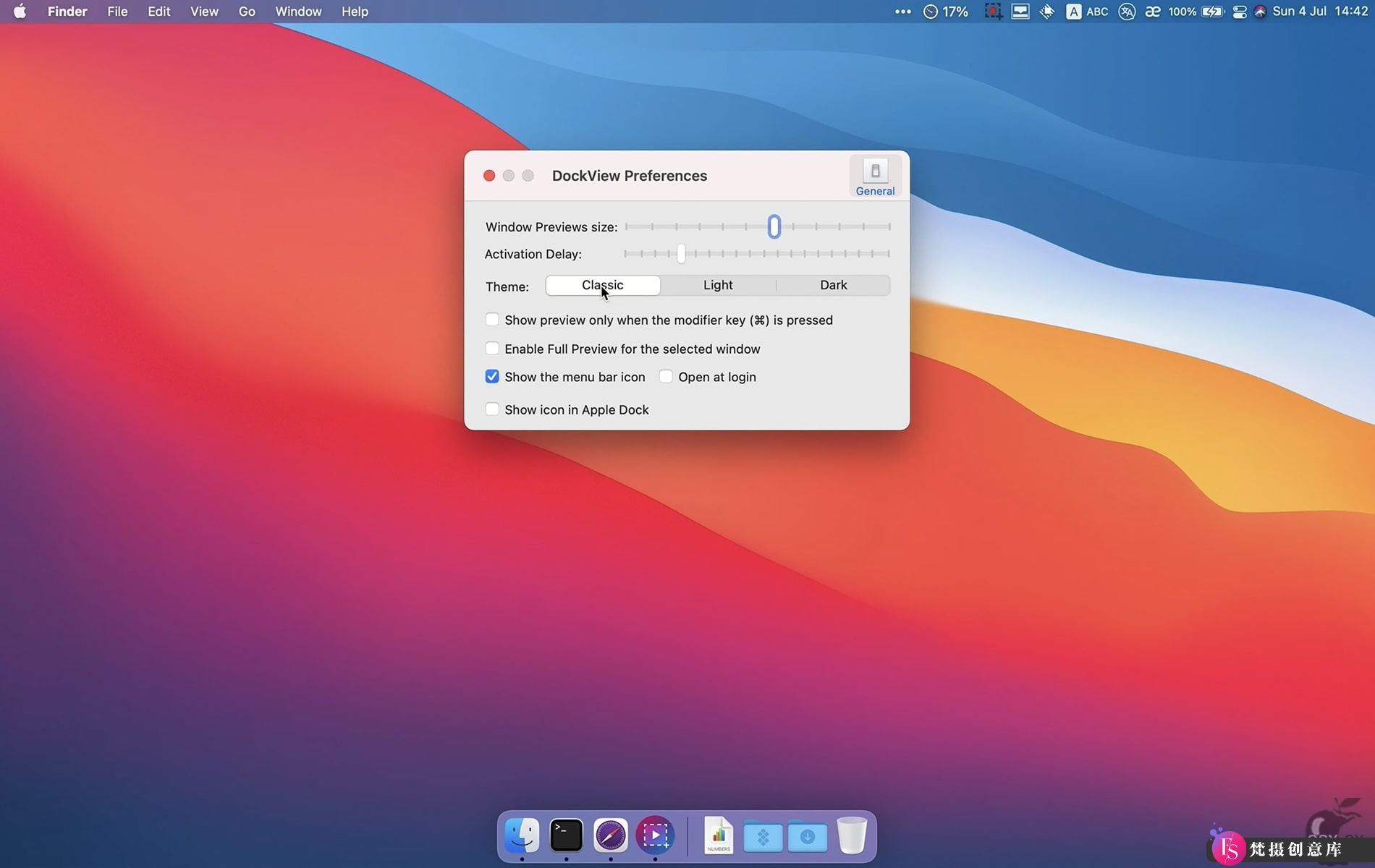 DockView For Mac v1.5.3 实用的Dock窗口预览工具-图片2