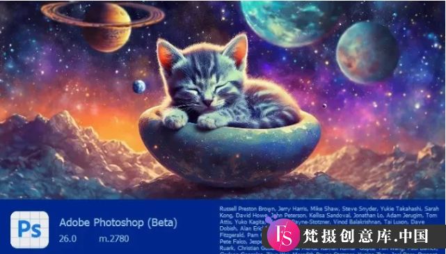 Photoshop 2025 Beta 26.0 正式发布，附带 ACR 16.5.1 更新功能亮点揭秘 - 梵摄创意库-梵摄创意库