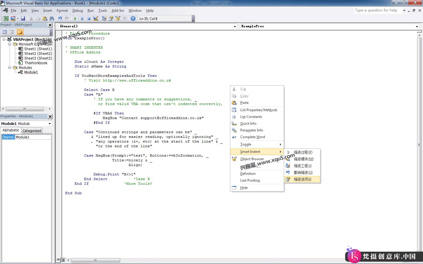 Smart Indenter for VBA 完美汉化破解版 v4.0.7.5