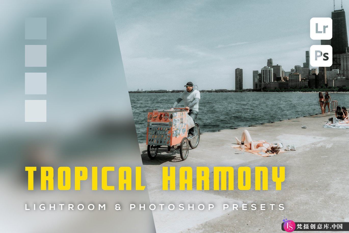 旅拍必备：Tropical Harmony LR预设，助你轻松打造电影级人像效果！