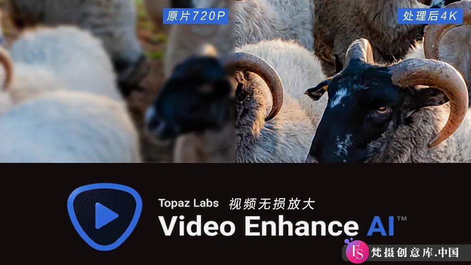 汉化版 Topaz Video AI 5.5.2：AI技术让模糊视频瞬间升级至8K超高清画质！