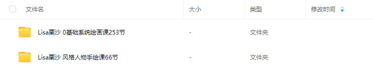 lisa栗沙绘画课合集【画质不错只有视频】手绘教程-梵摄创意库