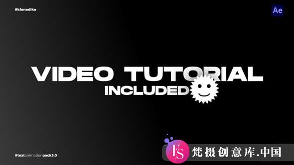 9种文字标题动画3.0AE模板 Text Animation 3.0_AE