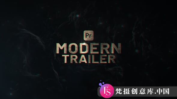 现代电影广告预告片头开场AE模版 Modern Trailer - 梵摄创意库-梵摄创意库