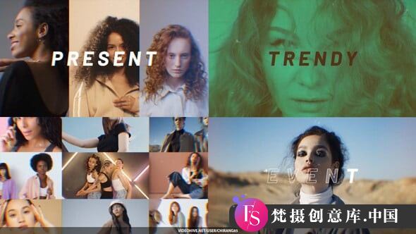 时尚开场幻灯片宣传片AE模板 Fashion Opener Promo