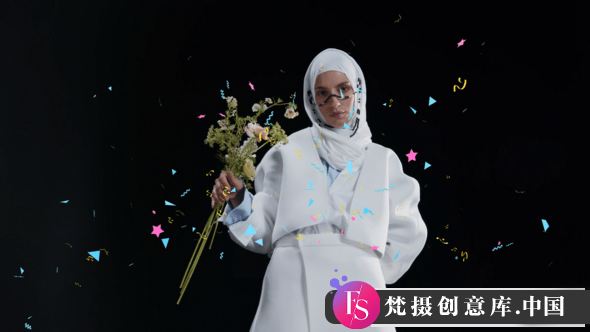 五彩纸屑飞散爆炸特效AE模板 Confetti Explosion - 梵摄创意库-梵摄创意库