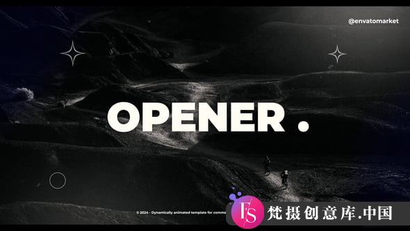 时尚动态开开场头AE促销模板 Dynamic Opener - 梵摄创意库-梵摄创意库