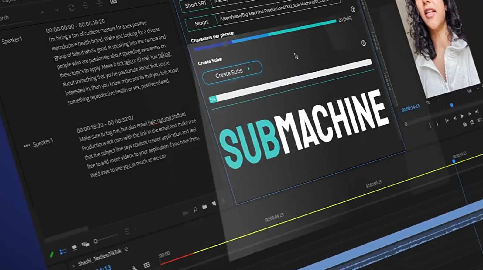 创意动态字幕制作工具 SubMachine v2.3.1 轻松上手 - 梵摄创意库-梵摄创意库