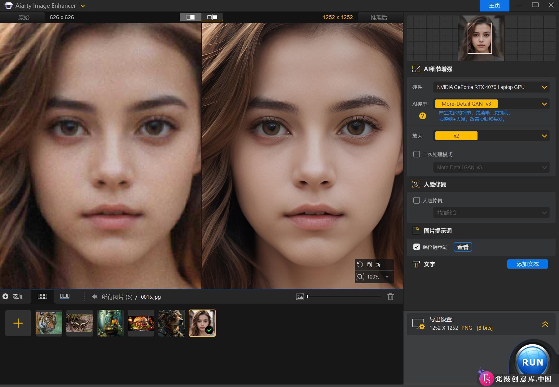 图片[4]-图形图像Aiarty Image Enhancer for mac(AI图像放大降噪一键修图) v3.1中文版-梵摄创意库