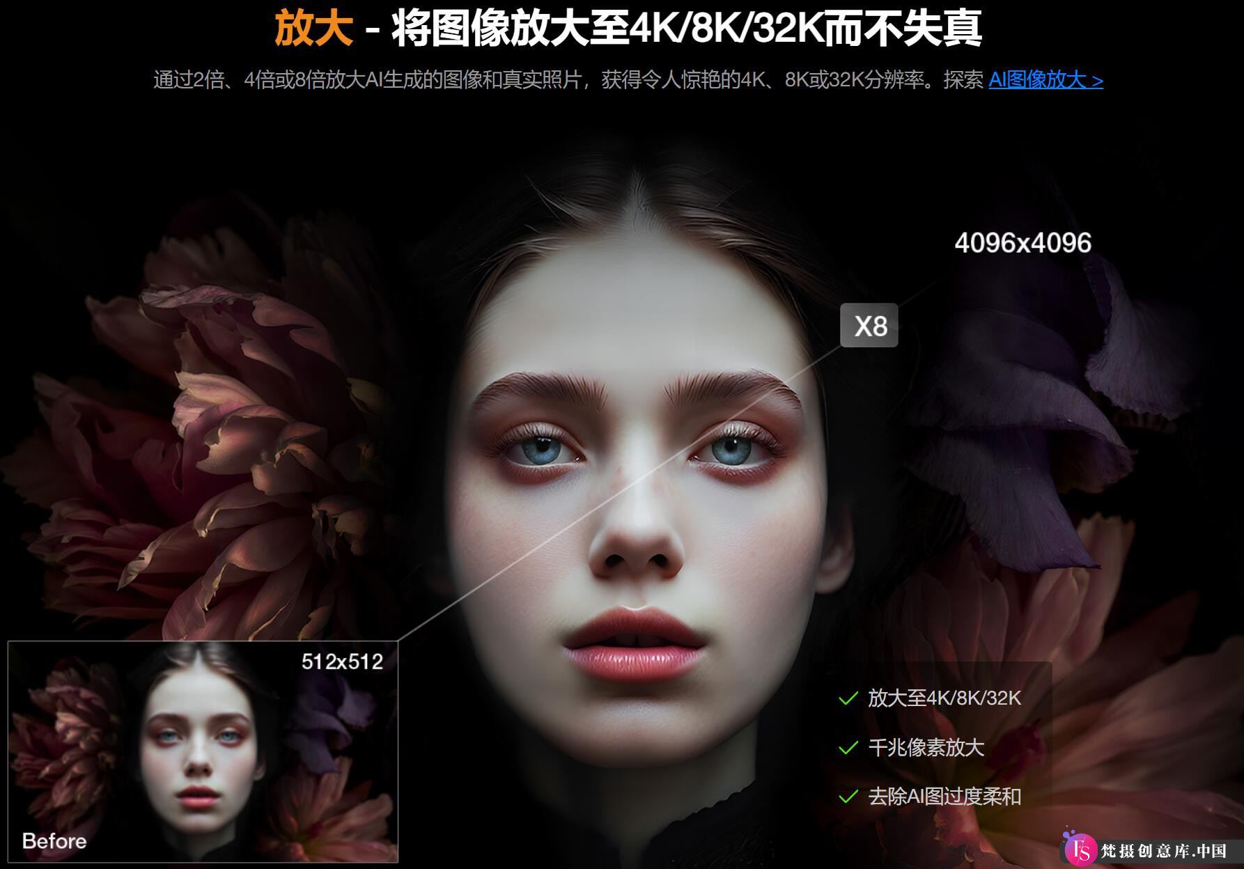 图片[10]-AI人工智能平面软件Aiarty Image Enhancer3.2中文版 一键放大降噪美化修图WIN版-梵摄创意库