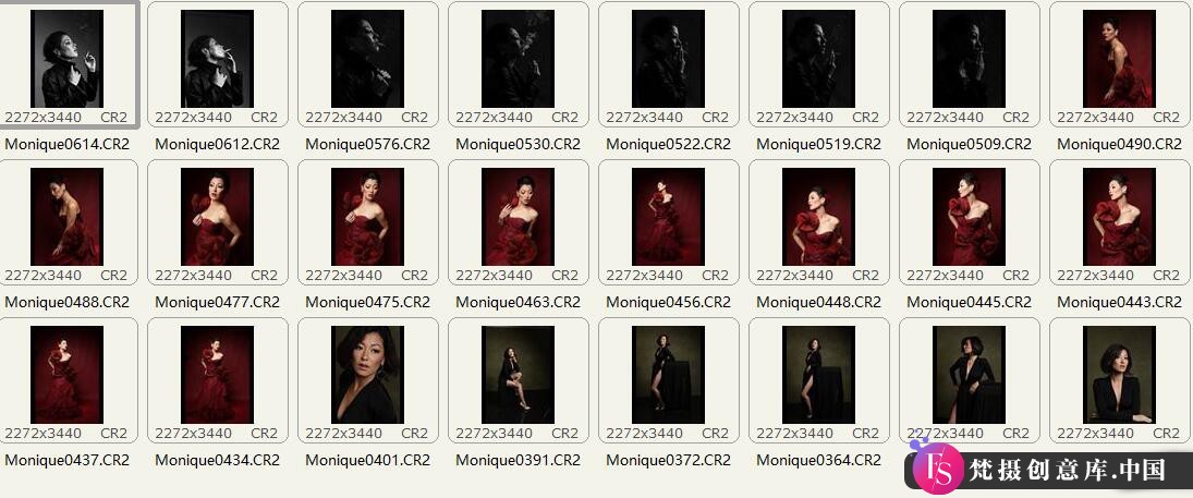 图片[2]-时尚人像RAW原图24张时尚美女人像棚拍摄影RAW原图,修图调色练习RAW素材-梵摄创意库