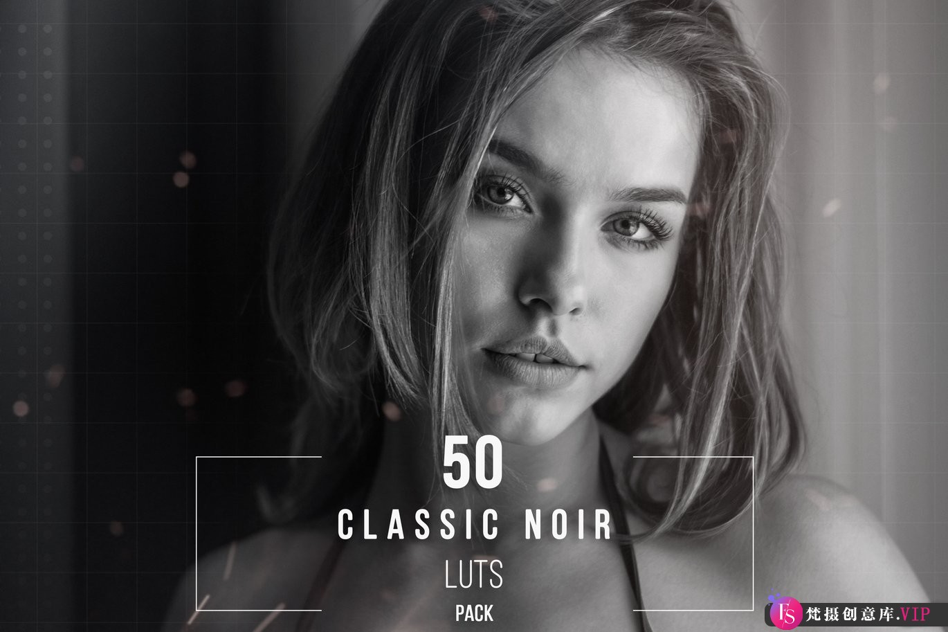 50 个经典黑白电影 LUT 预设 之 Classic Noir 精选集-梵摄创意库