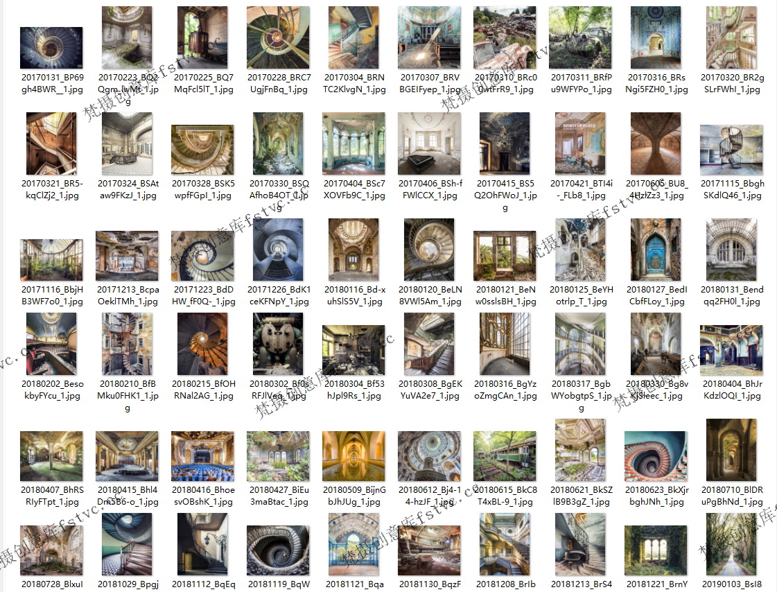 AurélienVillette法国废墟摄影图集历史感电子合集574P-197.81 MB