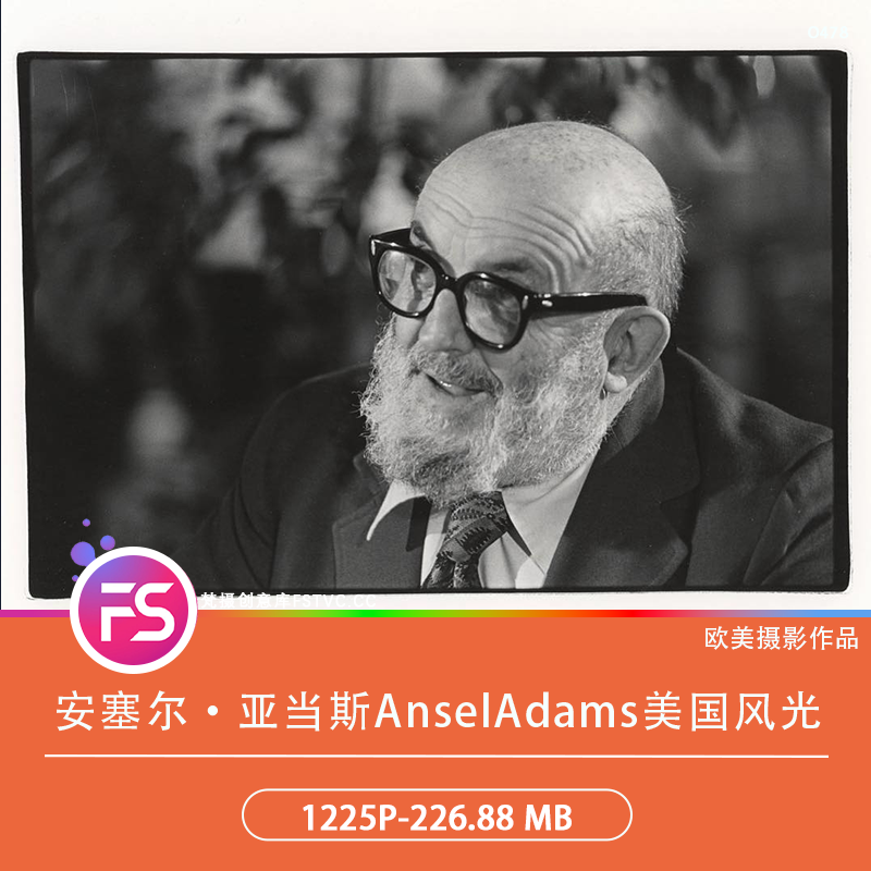 AnselAdams美国风光摄影经典作品集电子合集自然史诗1225P-226.88 MB-梵摄创意库