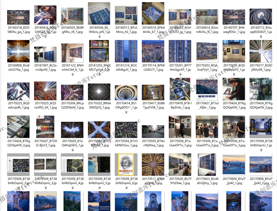 RomainJacquet-Lagreze法国香港楼顶摄影城市森林1299P-307.12 MB