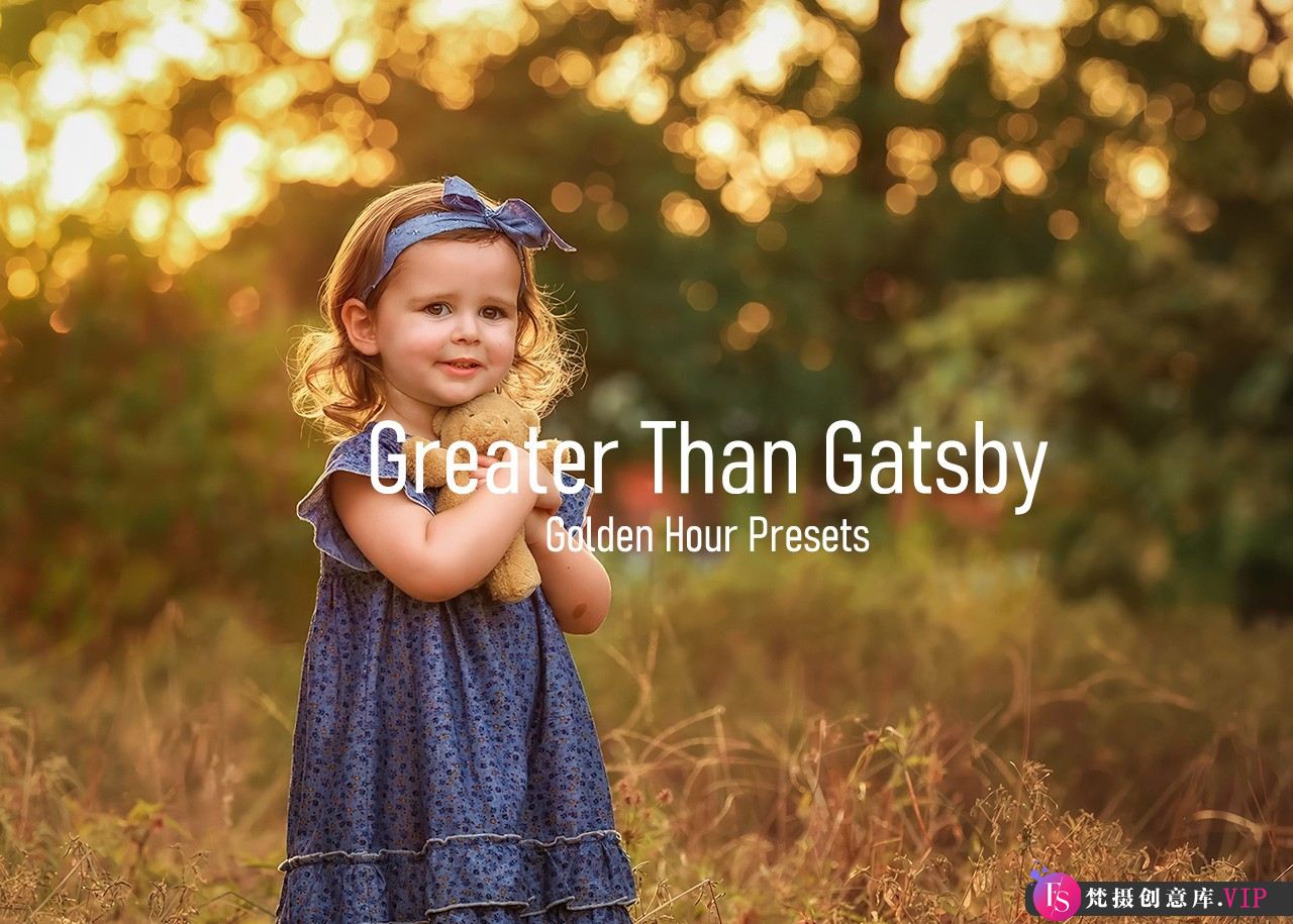 新生儿童预设黄金时段儿童摄影LR预设 Greater Than Gatsby – Golden Hour Presets