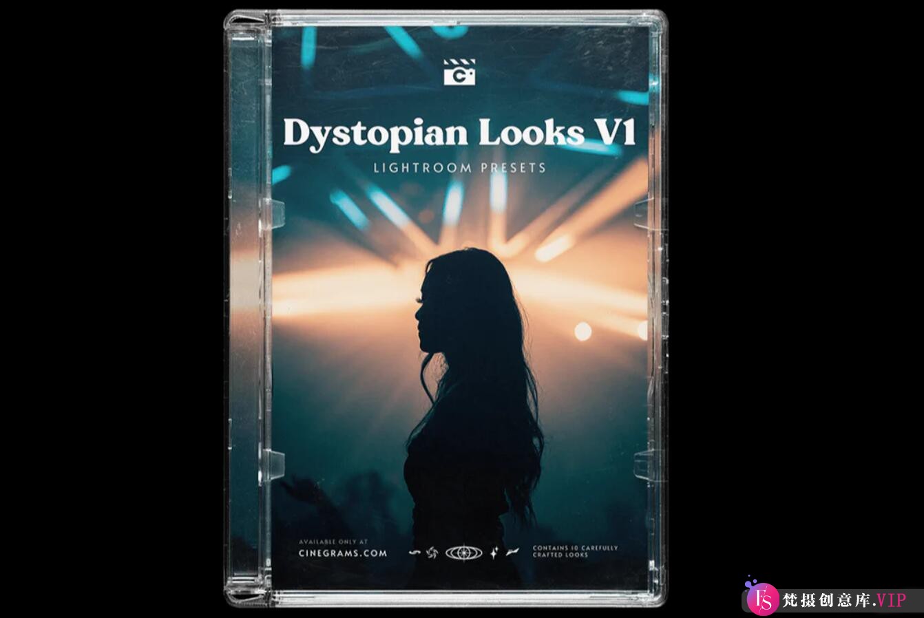 胶片LR预设黑暗城市电影风光Lightroom预设 Cinegrams – Dystopian Looks V1 Presets