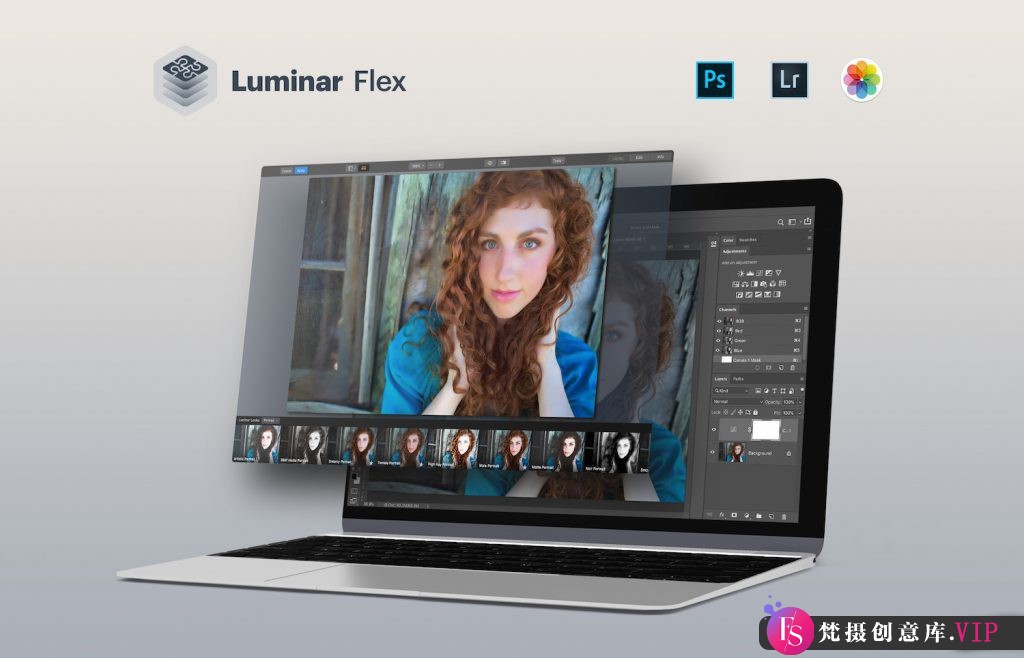 《AI助力专业修图调色！Luminar Flex 1.1.0中文版智能图像修图插件来袭》