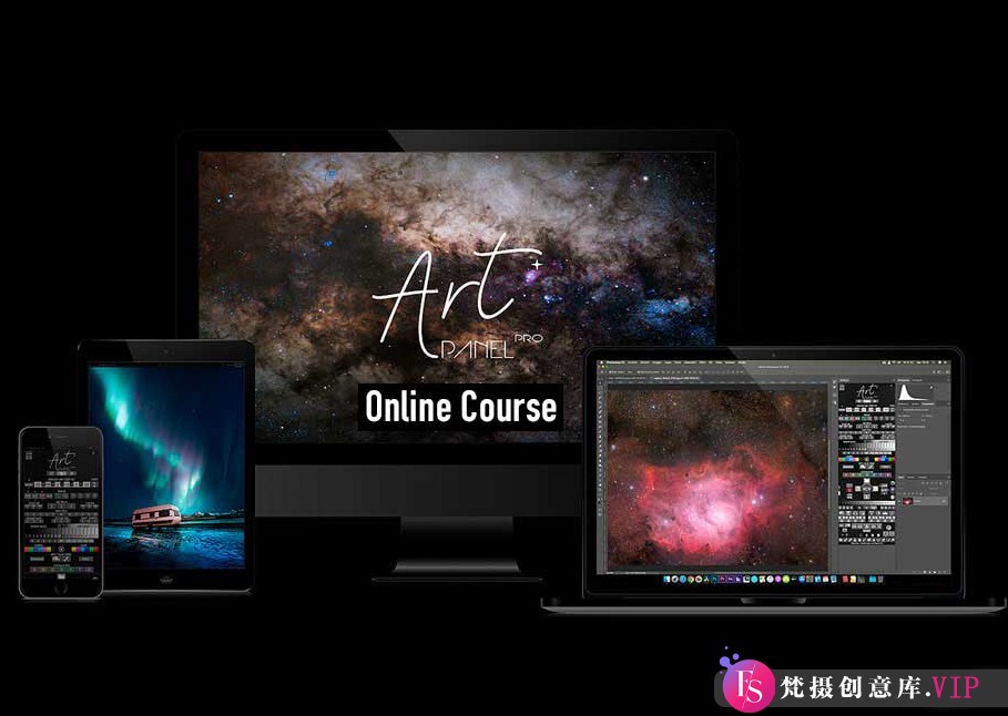 Arte Nocturno旗下专业风光艺术调色插件Art Panel Pro，还贴心附带视频教程，助你轻松掌握调色技巧！