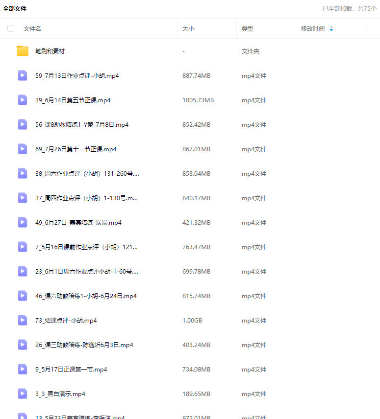 徐拯雁甲色块特练营2024第5期【画质高清有笔刷】