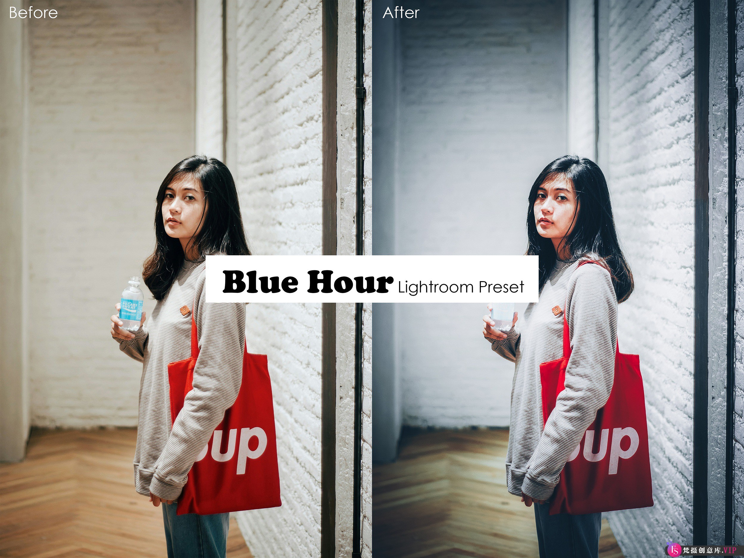 《超绝！Blue Hour人像LR/Lightroom预设，轻松打造绝美光影人像》