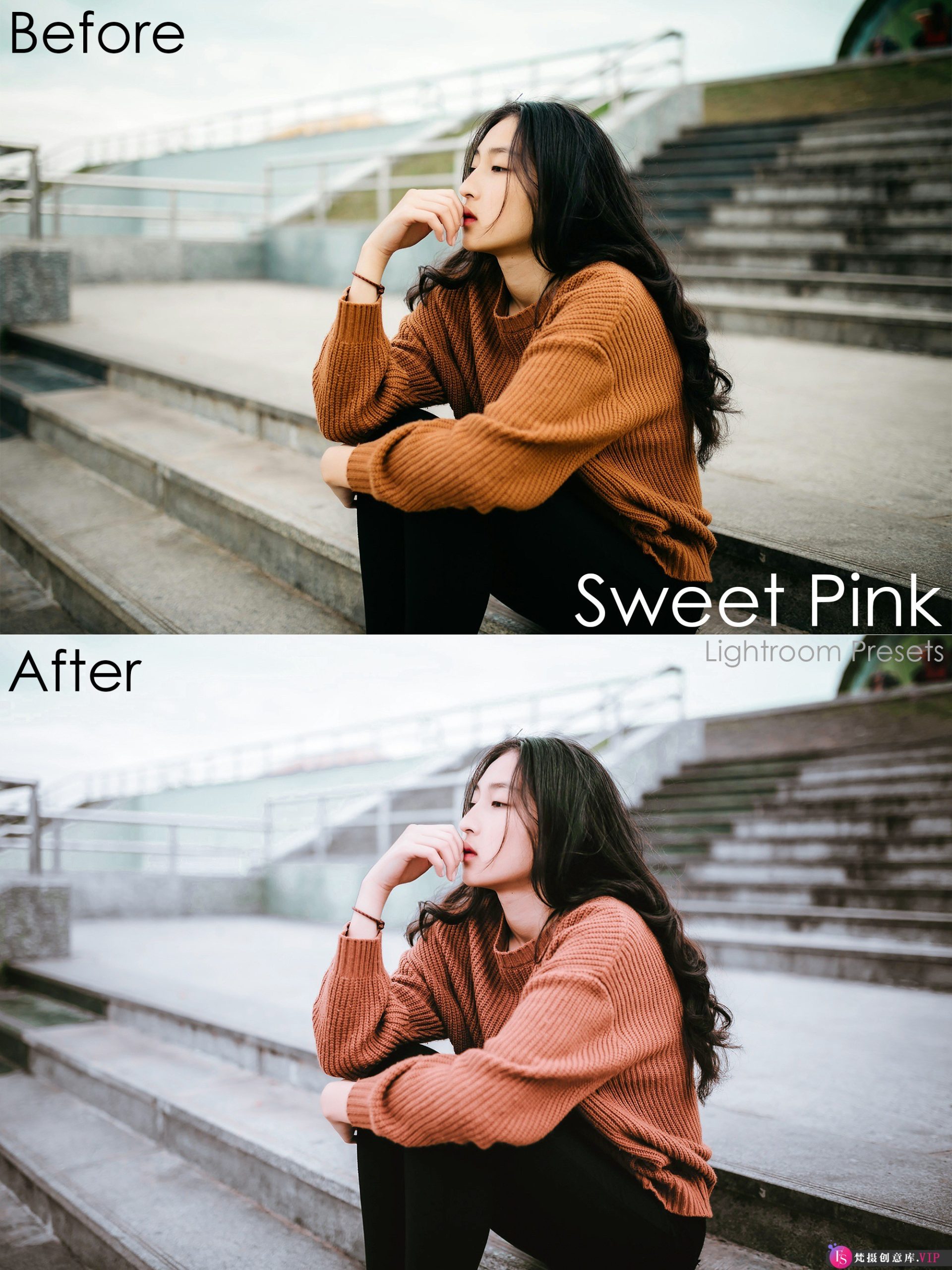 Sweet Pink 04：极具魅力的人像LR（Lightroom）预设