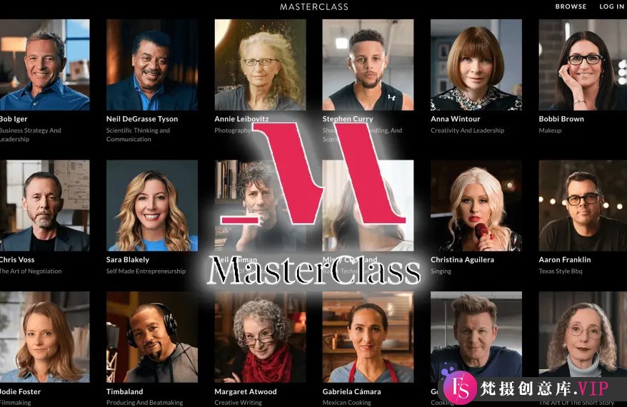 MasterClass大师班全部教程更新至209套！含中文及中英字幕，容量超1000GB，字幕教程一次看个够！