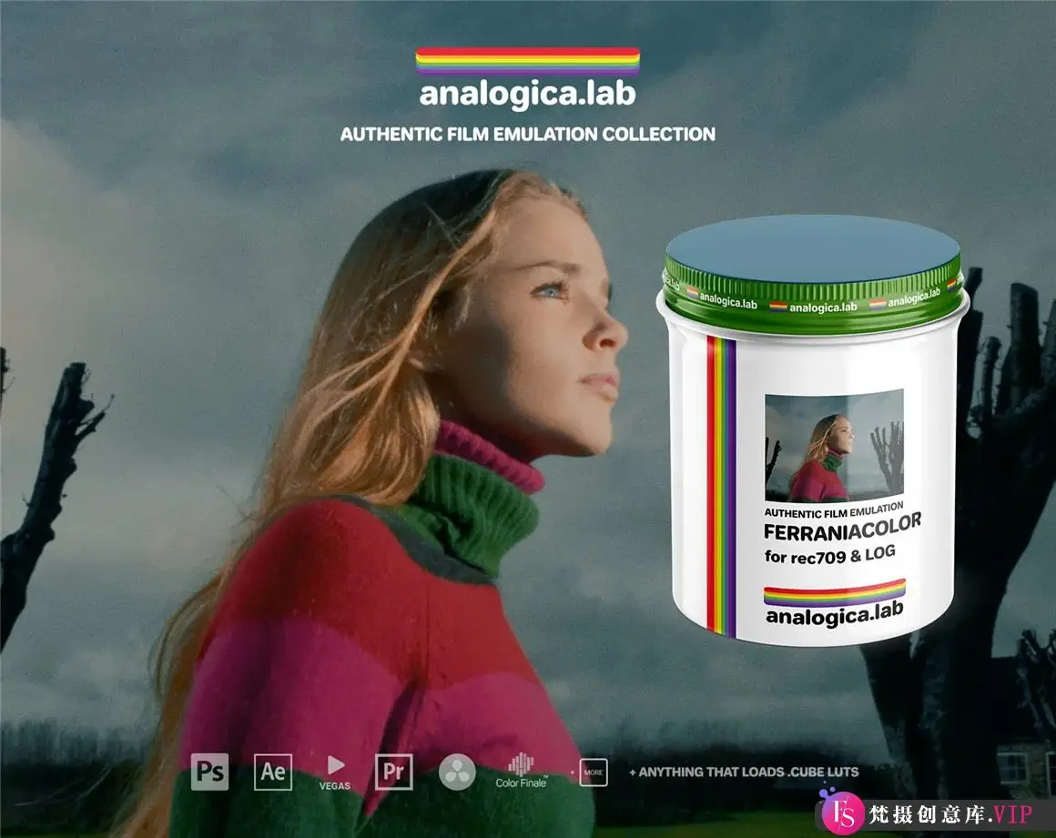 Analogica Lab出品！FerraniaColor 35MM电影仿真全功能LUT预设，还原经典胶片色彩
