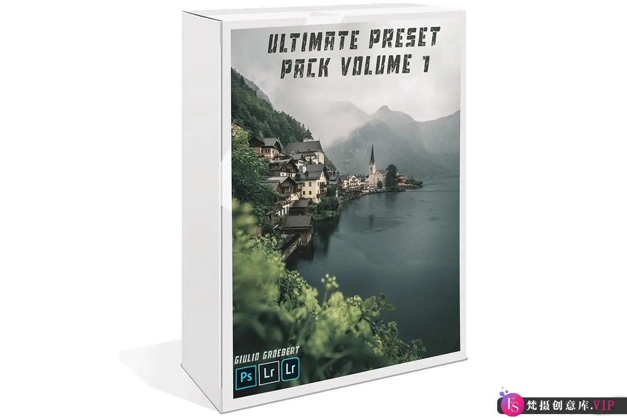 《蓝色梦幻！旅拍电影级风光LR预设，ULTIMATE PRESET PACK V1打造绝美光影》