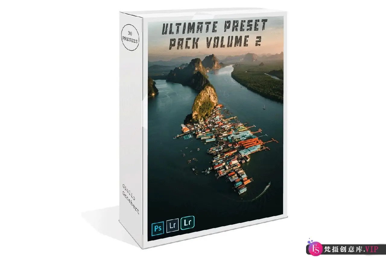 《ULTIMATE PRESET PACK V2：风光LR预设，打造自然电影般的风景摄影效果》