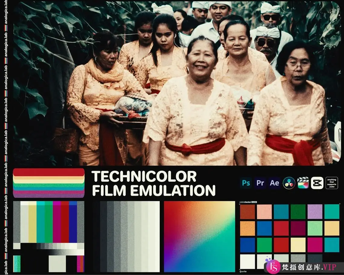 Analogica Lab LUT：重现Technicolor胶片魅力的复古电影色模拟预设