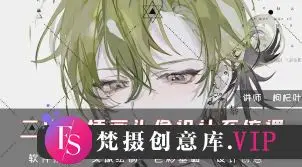 枸杞叶二次元插画头像设计系统课2024【画质高清只有视频】