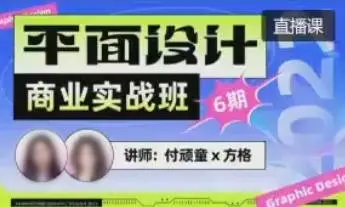付顽童方格第6期平面设计商业实战班2022年8月结课【画质高清只有视频】