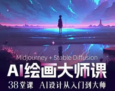 AI进化社2023年MJ&Stable diffusion绘画课【画质不错只有视频】