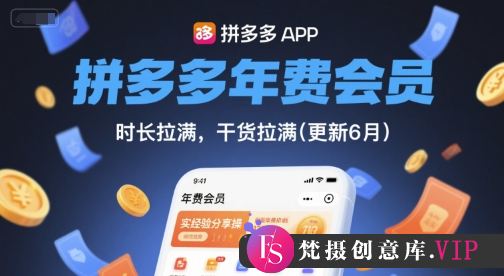 拼多多年费会员，实经验分享操，时长拉满，干货拉满(更新7月)-梵摄网创