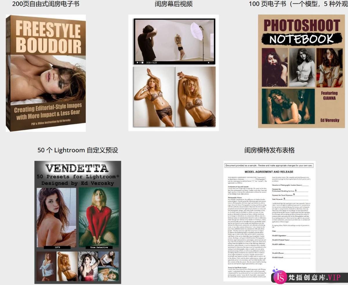 PhotoWhoa 私房摄影教程：自由式人像摄影，含中英字幕 PDF 完整课程