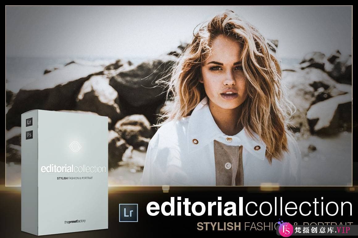 时尚电影胶片色彩：Editorial Collection Lightroom Presets胶片LR预设