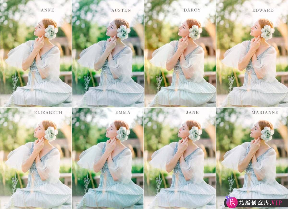 Jeanna Hayes 奶油色彩人像 LR 预设：明亮通透的 Light and Airy Presets