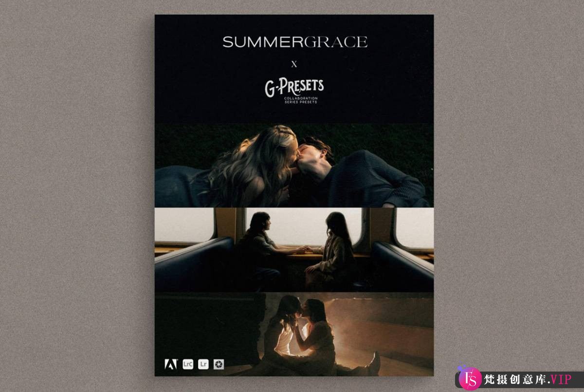 Summer Grace电影风婚礼人像LR预设（含G – Presets）
