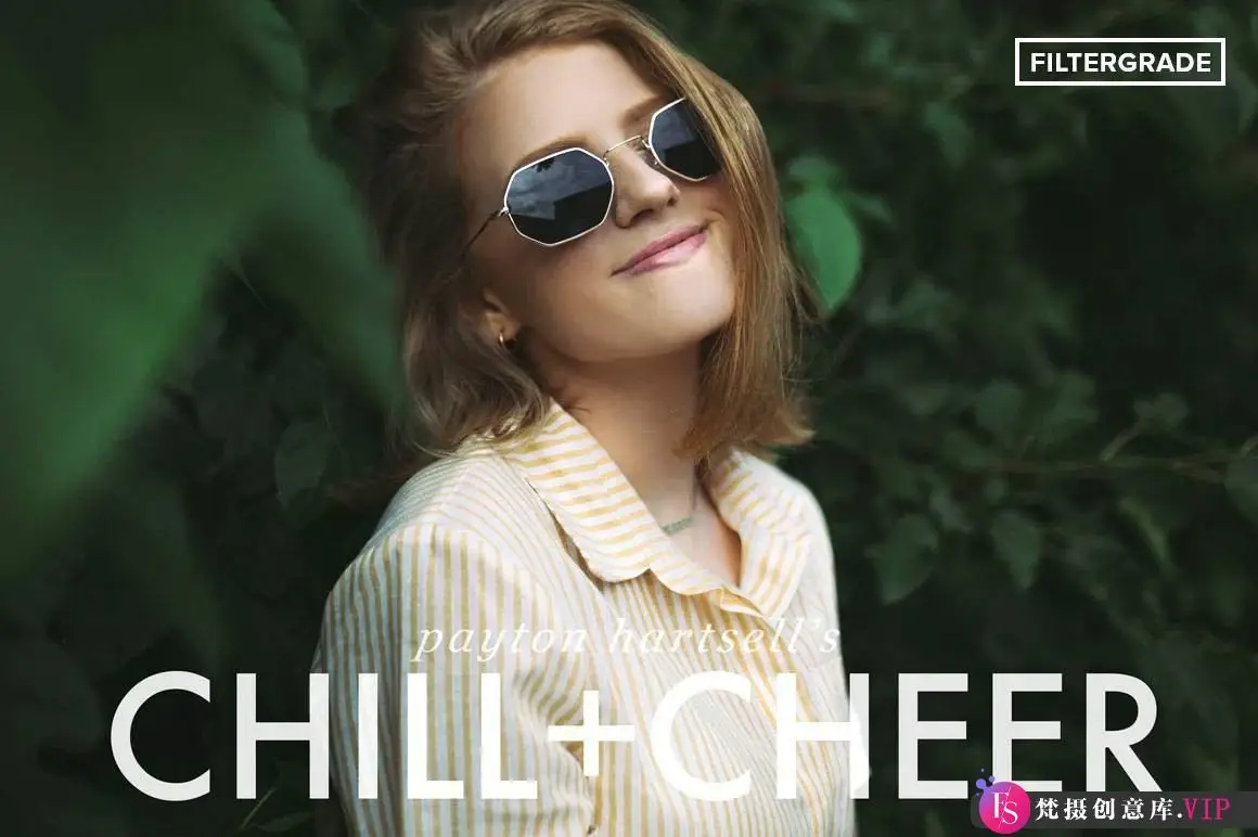 人像LR预设复古清爽电影人像调色Lightroom预设 Chill+CheerLightroom Presets