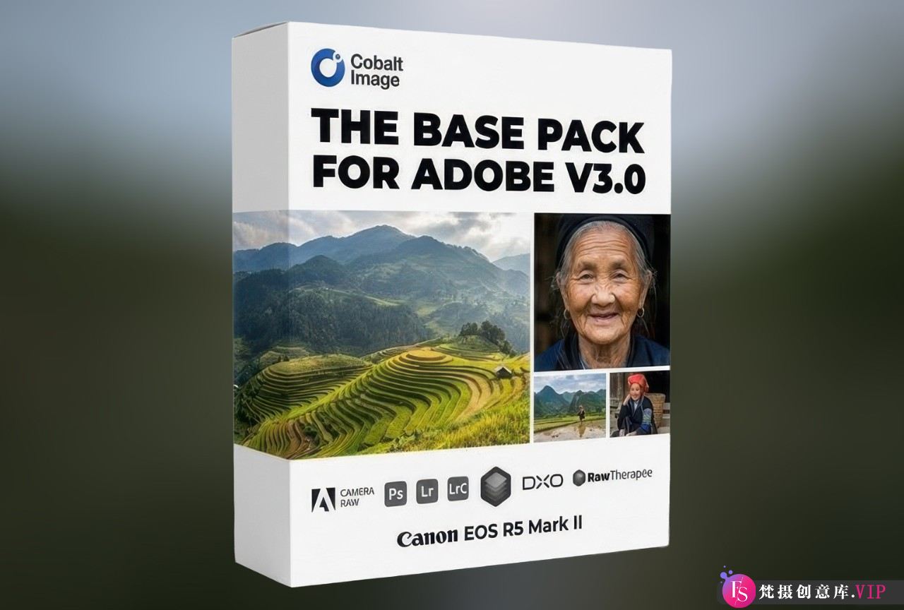 Cobalt Image – 佳能EOS R5 Mark II Adobe v3.0相机校准基础包-Lightroom预设
