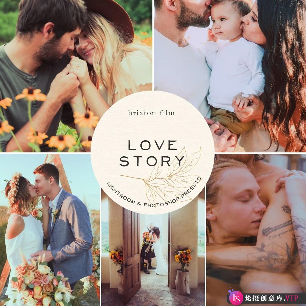 The Luxe Lens – 复古爱情故事LR预设 Love Story Lightroom Presets-Lightroom预设