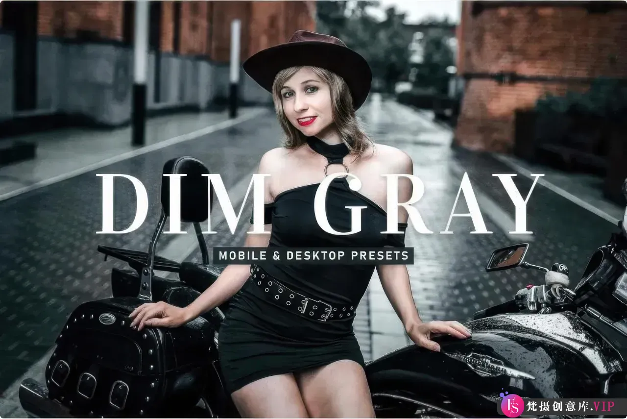 中性灰电影人像调色LR预设手机调色滤镜Dim Gray Lightroom Presets-Lightroom预设