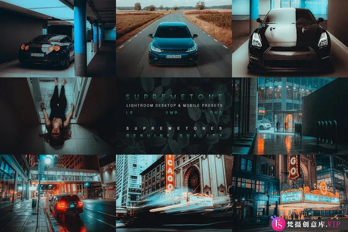 橙青质感电影色调机车人像LR预设 Supremetone Lightroom Presets-Lightroom预设