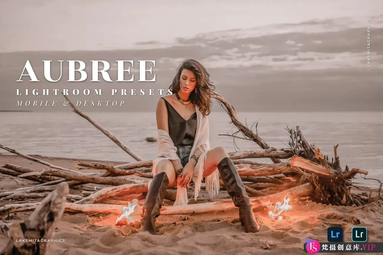 网红人像流行色彩LR预设及手机调色滤镜 Aubree Lightroom Presets-Lightroom预设