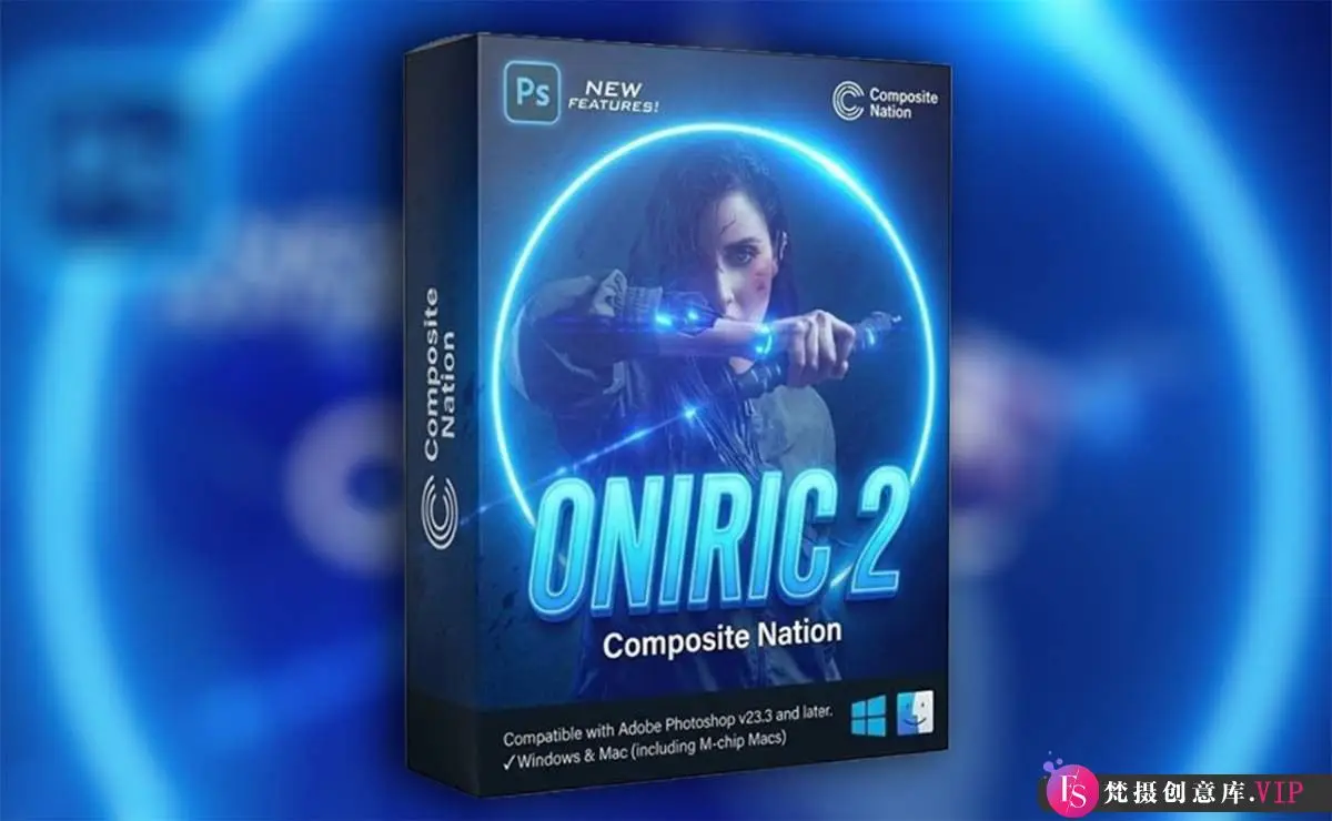 Oniric Glow Generator 2.3.1汉化版|PS无损光效光晕生成扩展面板-